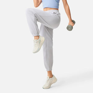 LI-NING Women Sport Style Loose-Fit Cuffed Jogger Pants